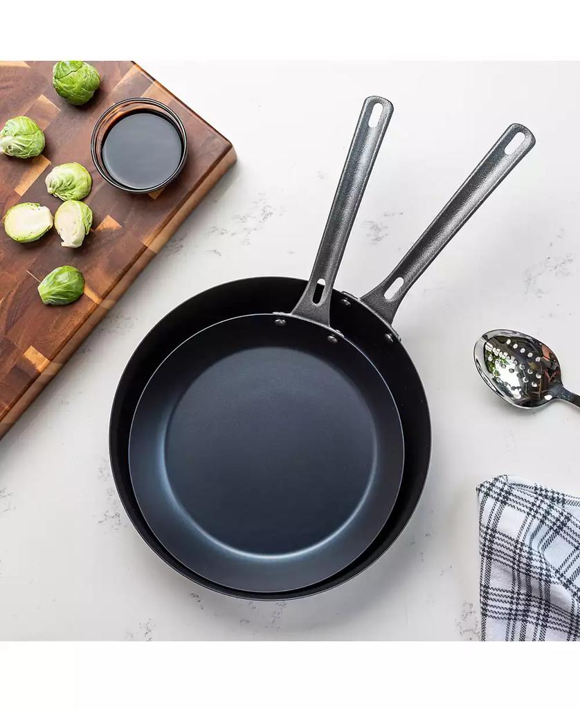 VIKING 2-Pc. 10" & 12" Blue Carbon Steel Fry Pan Set