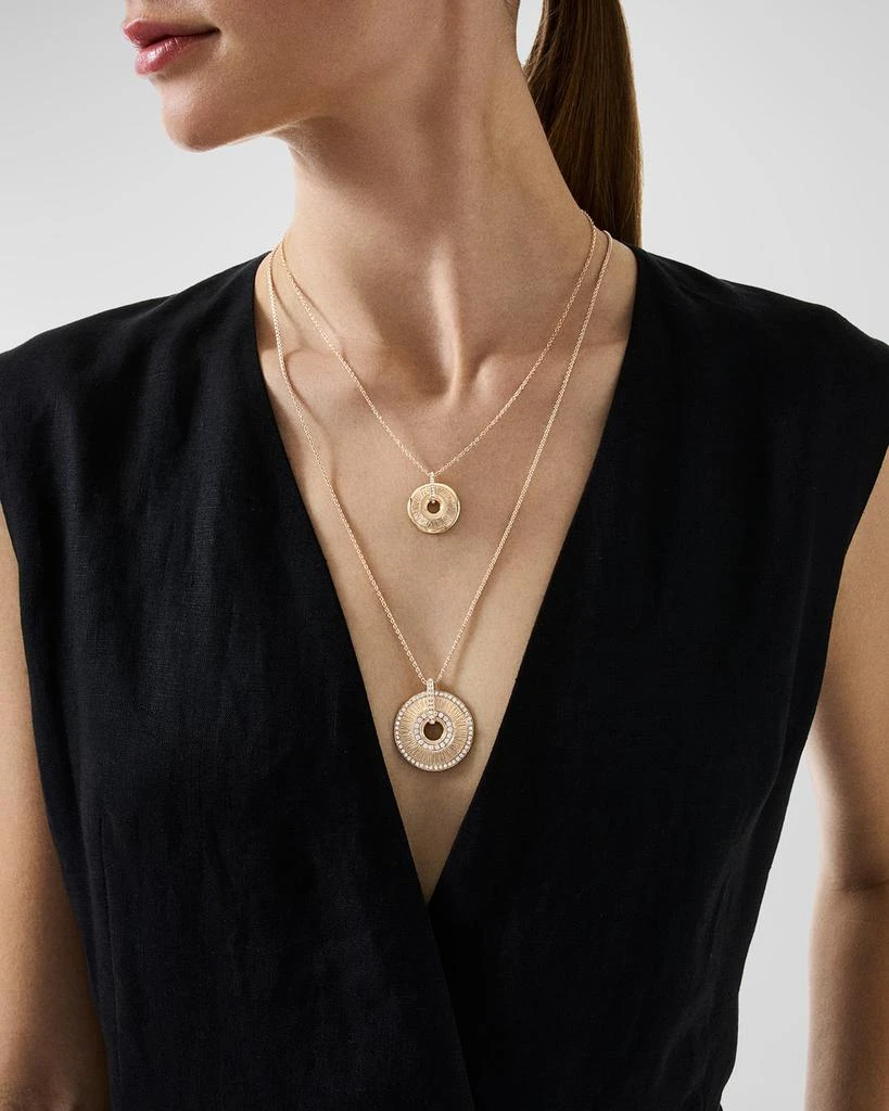 PIAGET 18K Rose Gold Possession Pendant Necklace with 1 Diamond 2