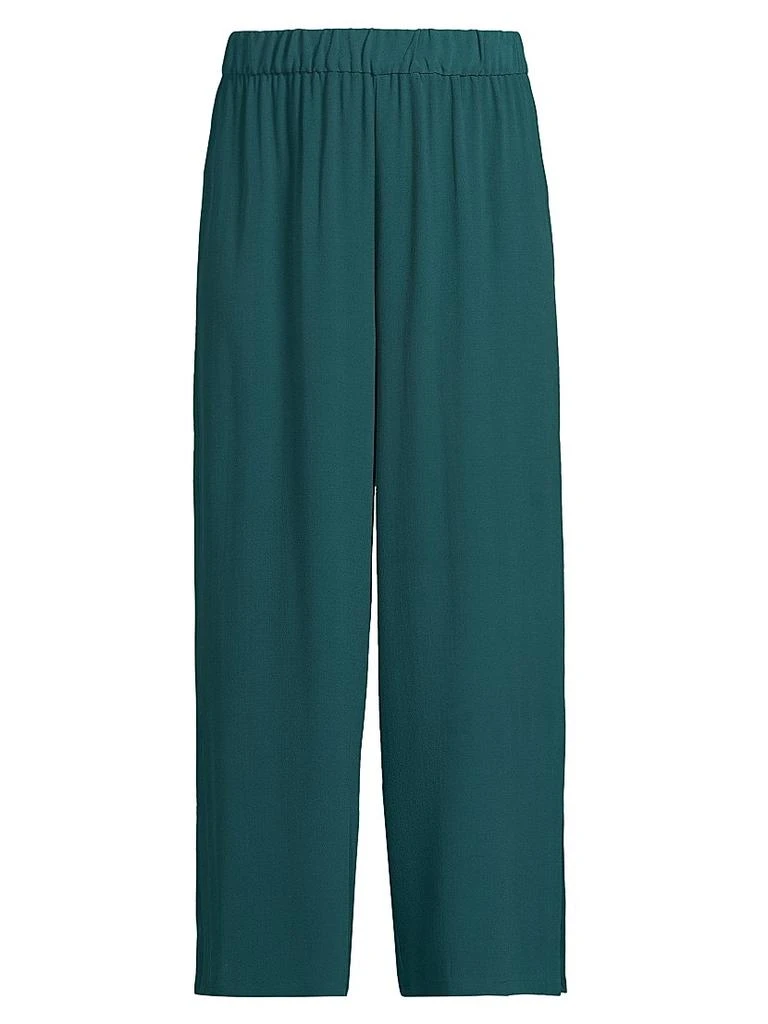 Eileen Fisher Silk Straight-Leg Pants 1