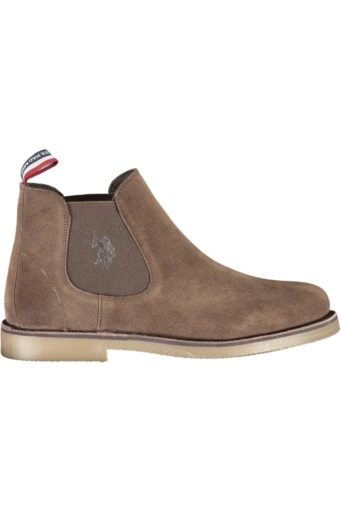 U.S. POLO ASSN. Elegant Ankle Boots with Logo Men's Detailing