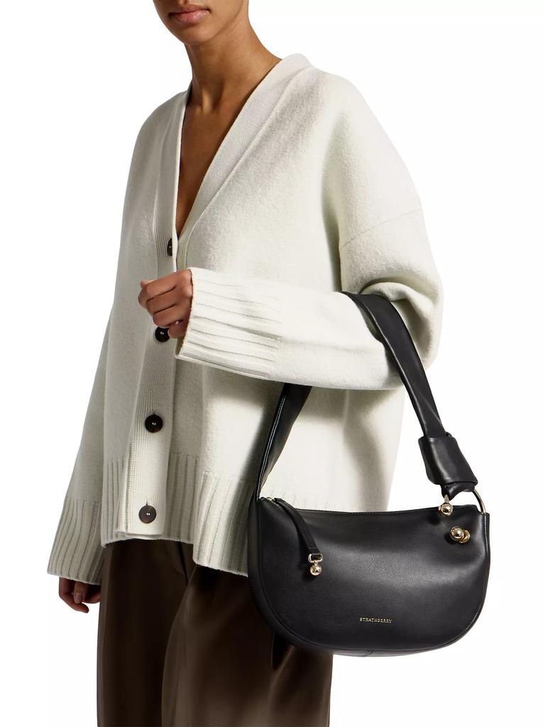 Strathberry Mini Halo Leather Shoulder Bag