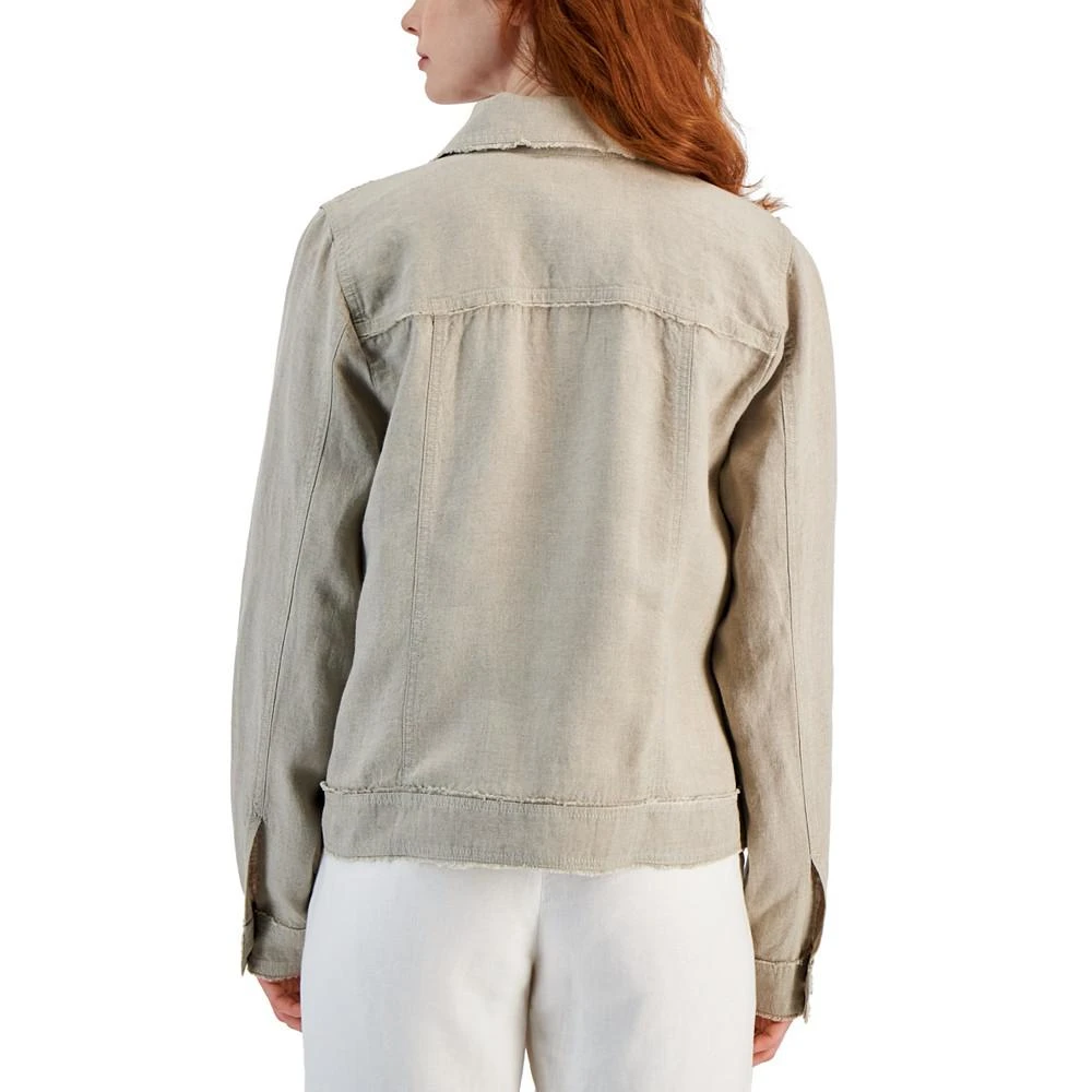 Charter Club Women's 100% Linen Jacket, Created for Macy's 2