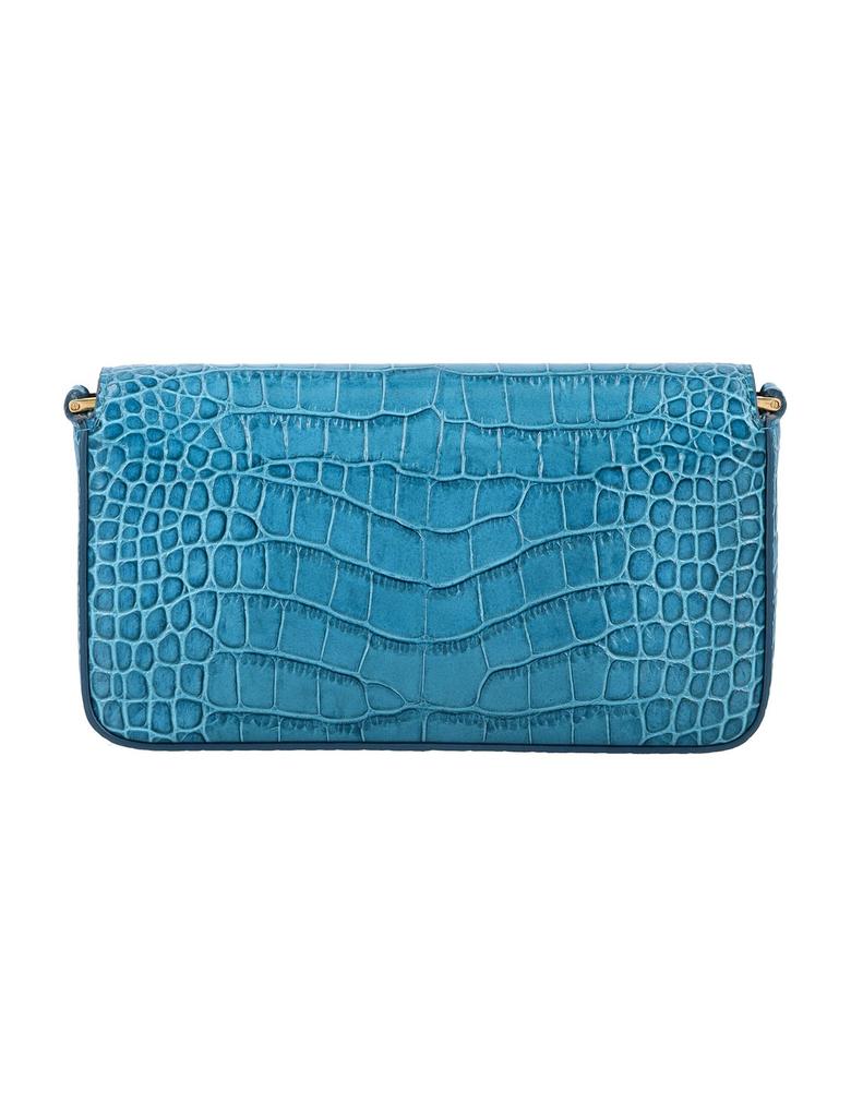 Tom Ford Tom Ford Shiny Stamped Embossed Wallis Mini Bag