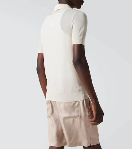 Tom Ford Cotton and silk polo shirt 4