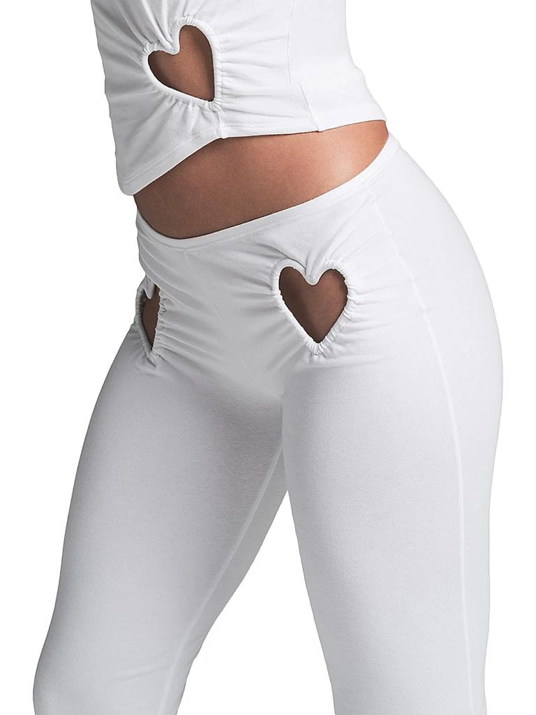 SKIMS Cotton Jersey Heart Leggings 4