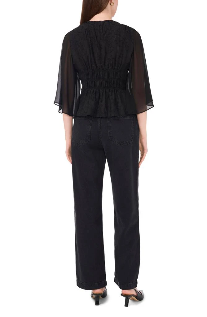 Parker The Elodie Metallic Smocked Top 7
