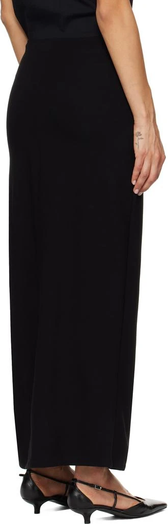 LESET Black Rio Side Slit Maxi Skirt 3