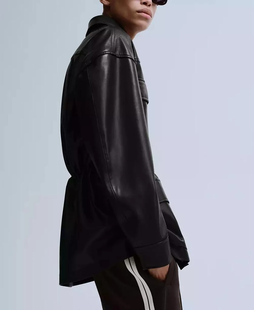 Mango Women
s Contrast Stripe Straight Pants 2