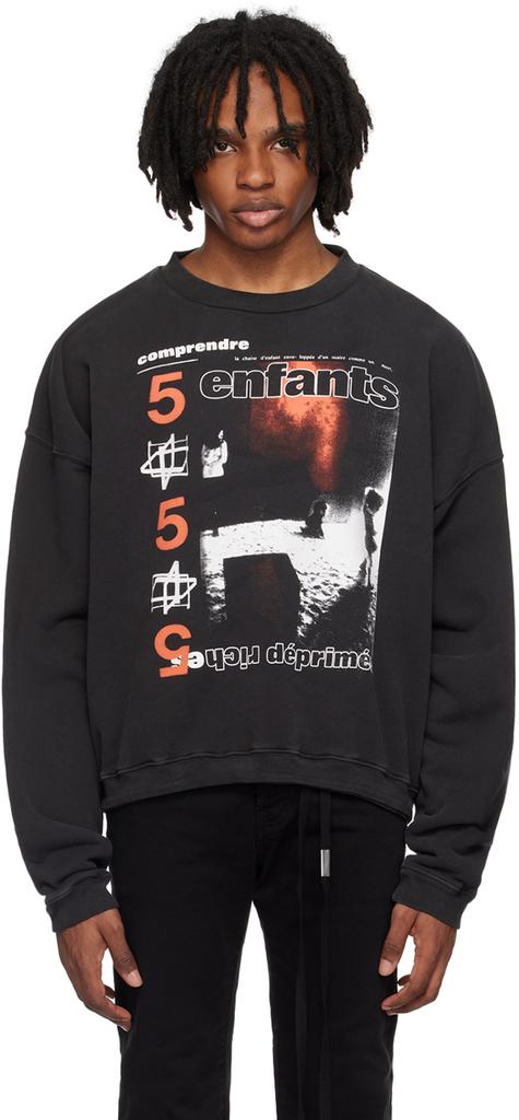 Enfants Riches Déprimés Black Comprende Sweatshirt