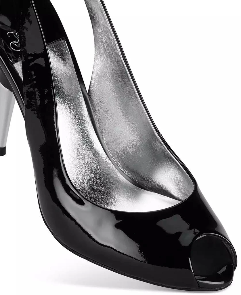 Jeffrey Campbell Charis Peep-Toe Slingback Pumps 6