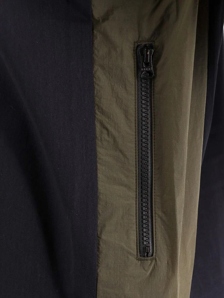 Sacai Cotton t-shirt with nylon insert 4