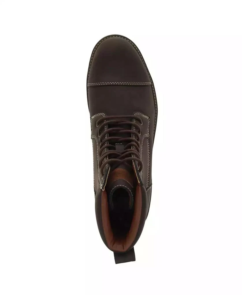 Levi's Men's Wyatt Faux Leather Lace-Up Boots 4