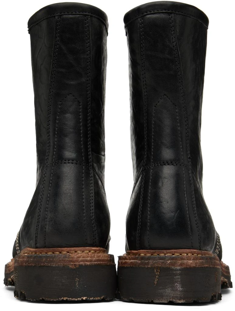 VisVim Black Scout Moc Hi-Folk Boots 2