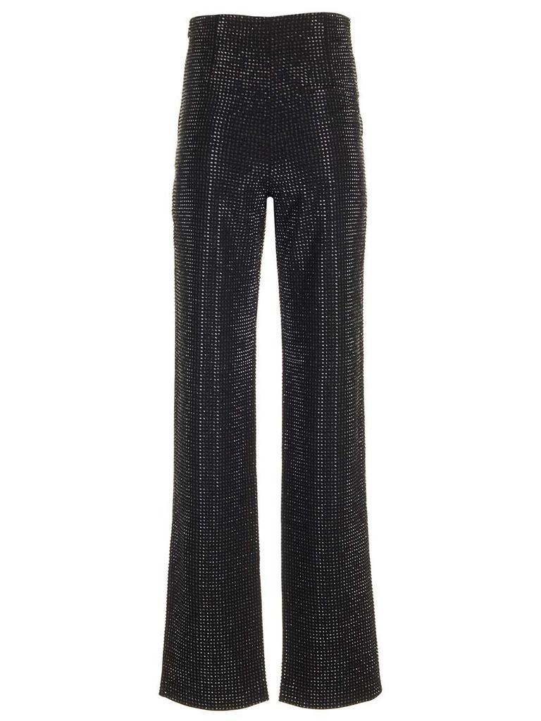 ROLAND MOURET Roland Mouret Embellished Straight-Leg Trousers