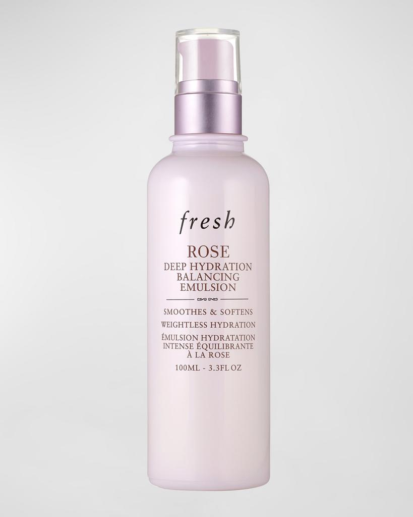 Fresh Rose & Hyaluronic Acid Deep Hydration Emulsion, 3.3 oz.