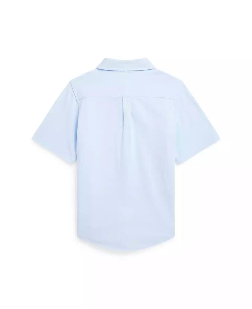 Ralph Lauren Big Boys Knit Oxford Short-Sleeve Shirt