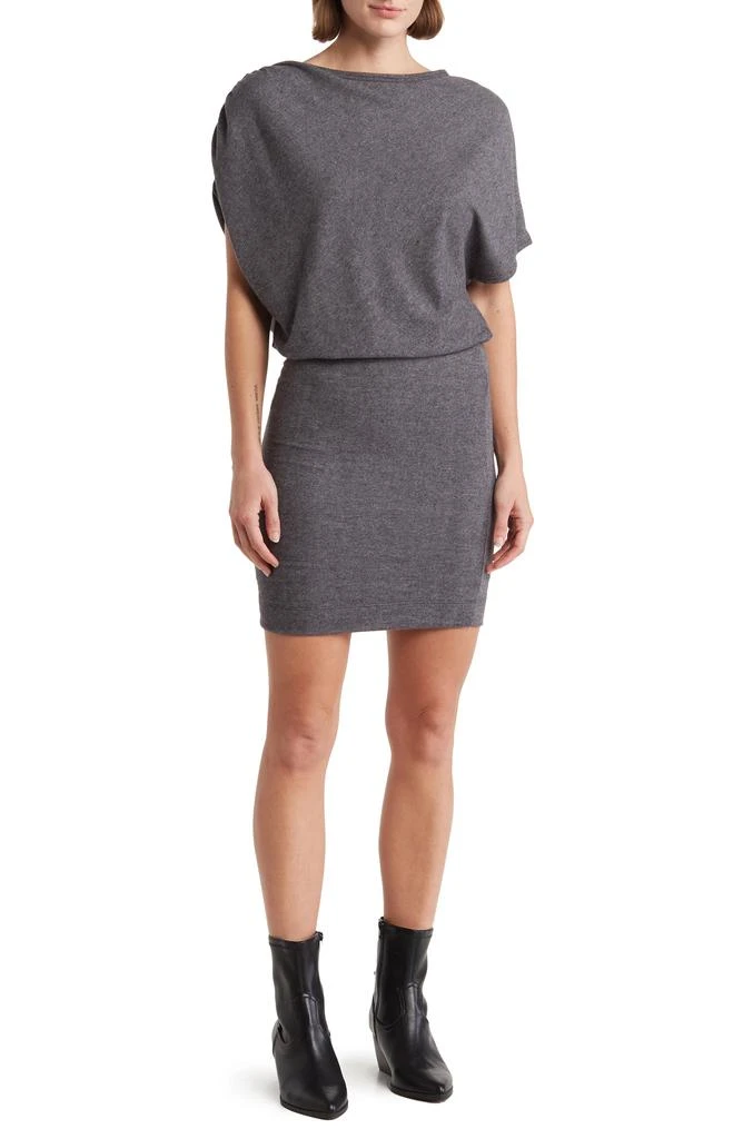 GO COUTURE Short Sleeve Sweater Dress 1