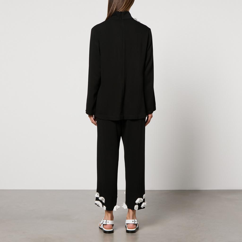 Sleeper Sleeper The Bloom Black Tie Woven Pyjama Set