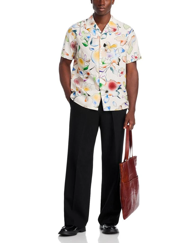 Paul Smith Paul Smith Floral Print Short Sleeved Casual Fit Button Down Shirt 2