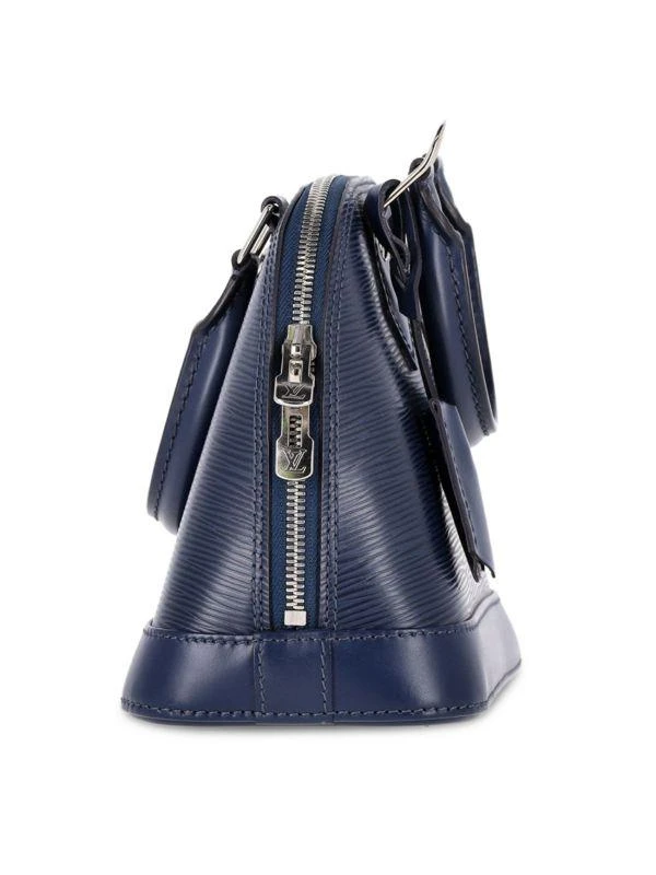 Louis Vuitton Louis Vuitton Alma Bb Hand Bag In Blue Epi Leather 2