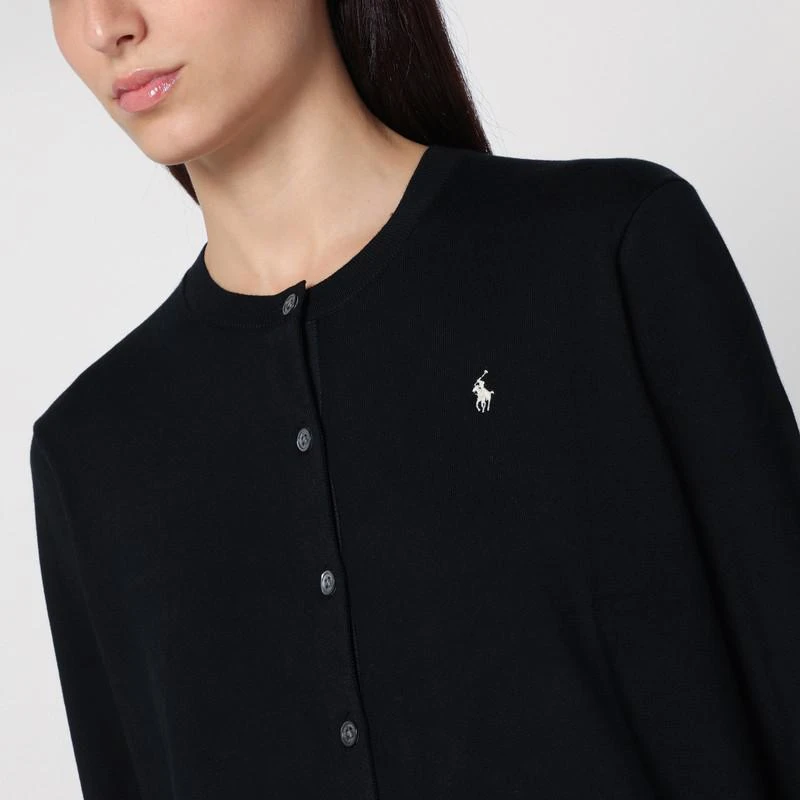 Ralph Lauren Black cotton blend cardigan 4
