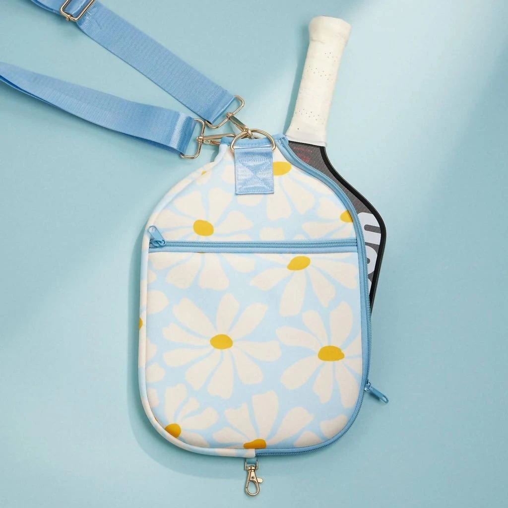 Stone 
Stitch Stone 
Stitch - Women
s Abstract Daisy Floral Neoprene Pickleball Paddle Bag 2