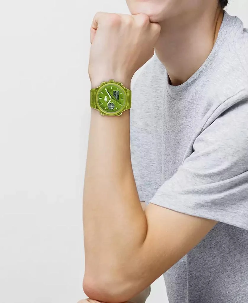 Lacoste Men's LC33 Green Silicone Strap Watch 6