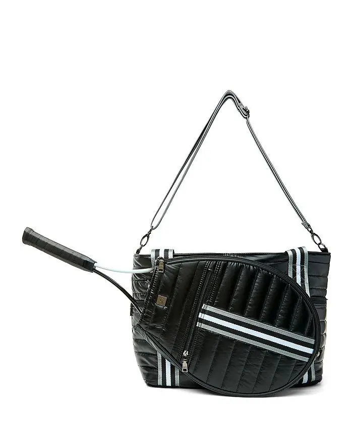 Think Royln Love Royln Large Quilted Nylon Tennis Bag
