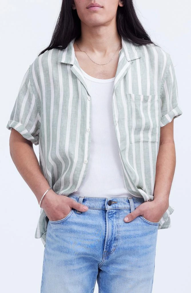 Madewell Men's Easy Linen Short Sleeve Shirt 1