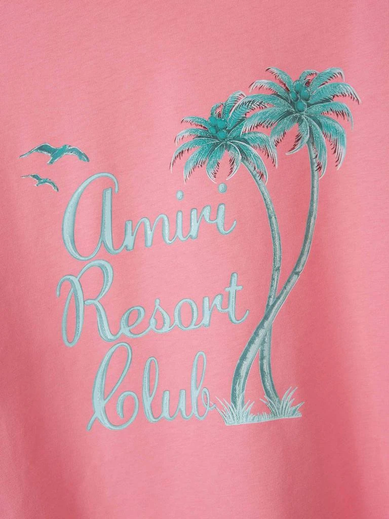 AMIRI Amiri Palm Tree Printed Crewneck T-Shirt 4