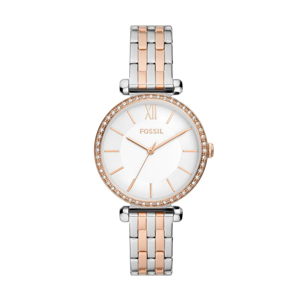 Fossil Fossil Women's Tillie Three-Hand, Rose Gold-Tone Stainless Steel Watch 1