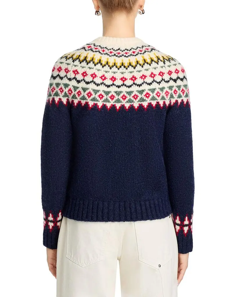 AQUA Fair Isle Cardigan - Exclusive 3