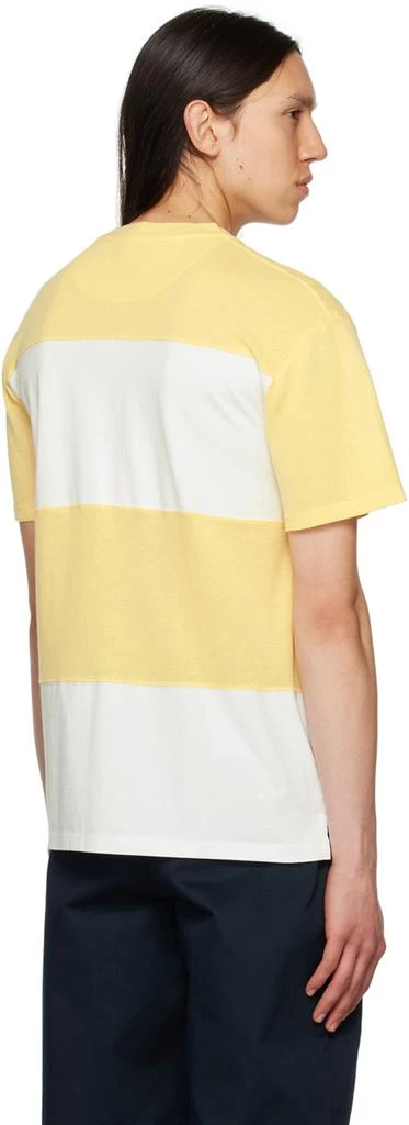 Noah Yellow & White Stripe T-Shirt 3