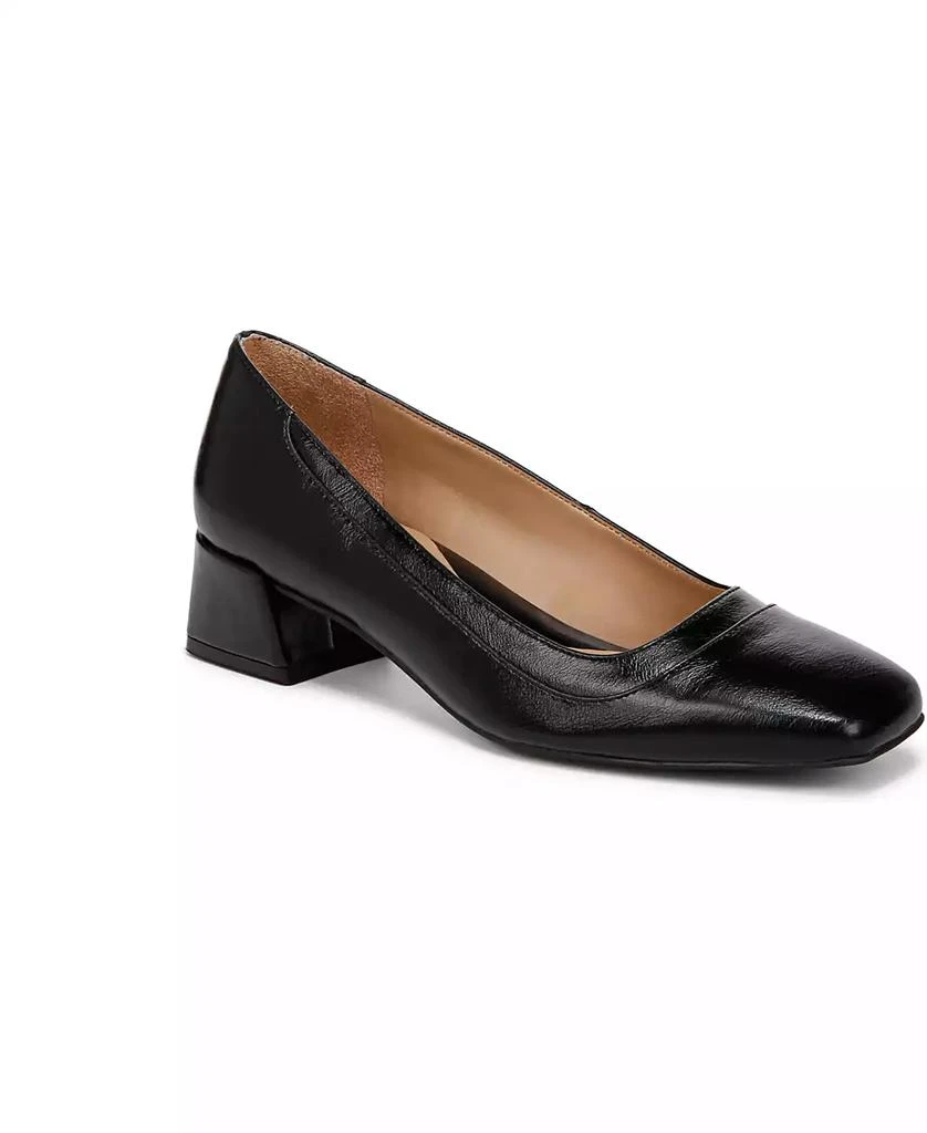 Naturalizer Square Toe Arch Support Block Heel Pumps 1