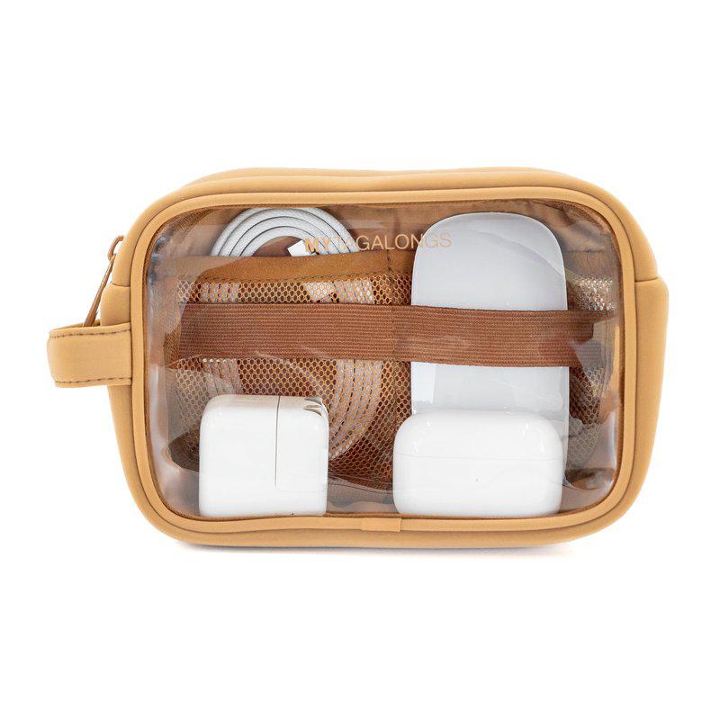 MYTAGALONGS The Clear Cable Organizer Caramel