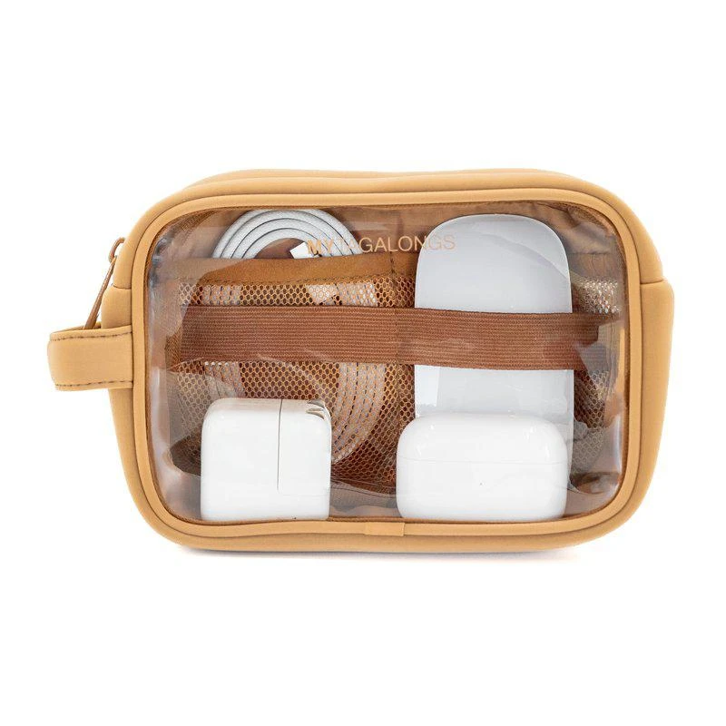 MYTAGALONGS The Clear Cable Organizer Caramel 1