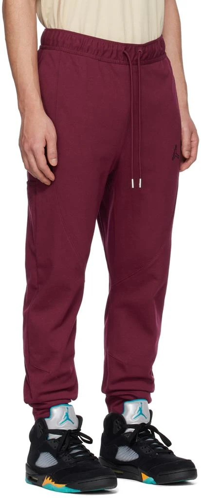 Nike Jordan Burgundy Warm Up Sweatpants 2