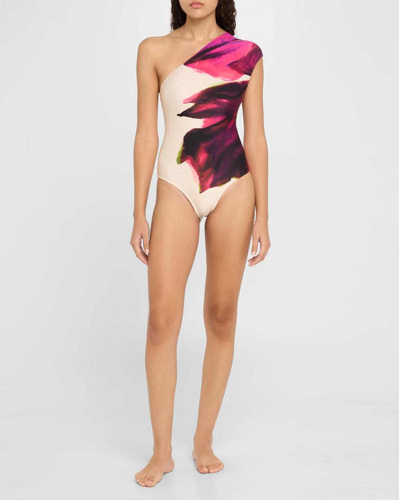 LENNY NIEMEYER Botanique Shoulder Loop One-Piece Swimsuit