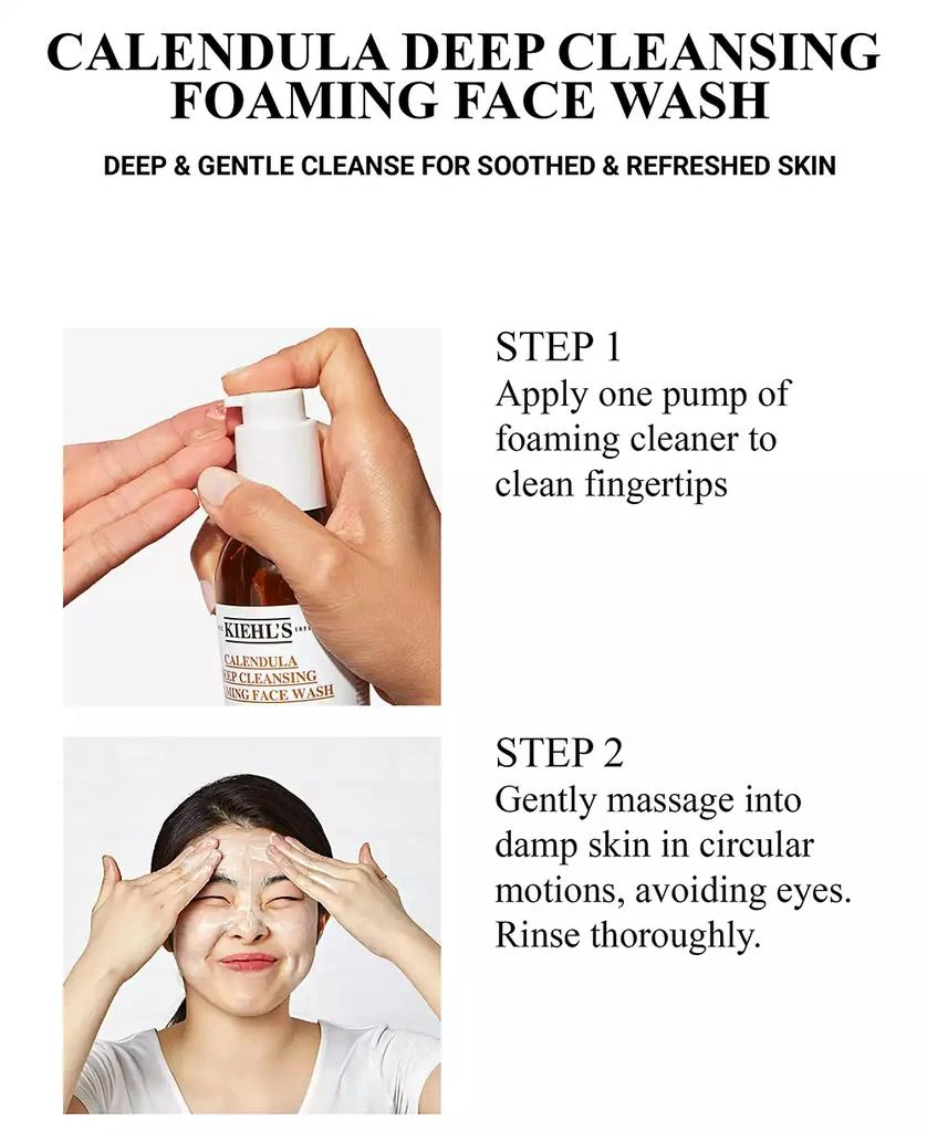 Kiehl's Calendula Deep Cleansing Foaming Face Wash, 7.8 fl. oz. 7