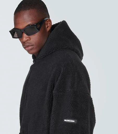 Balenciaga Oversized fleece hoodie 5