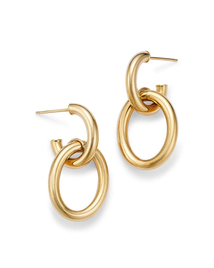 Alberto Amati 14K Yellow Gold Doorknocker Drop Earrings 3