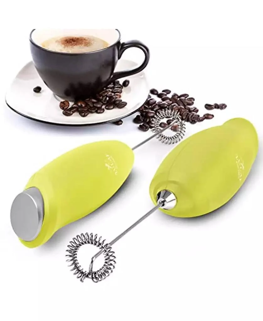 Zulay Kitchen One-Touch Handheld Milk Frother – Easy Use Foam Maker 4