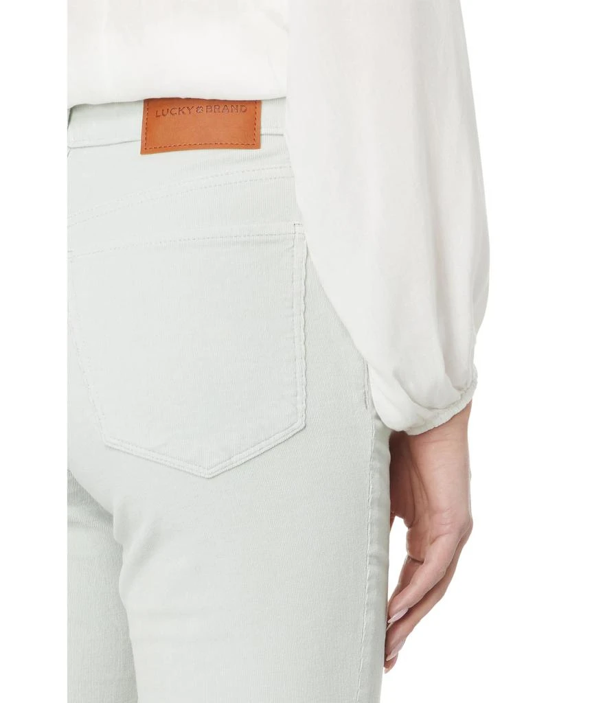 Lucky Brand High-Rise Corduroy Stevie Flare in Cider in Fall Mist 3