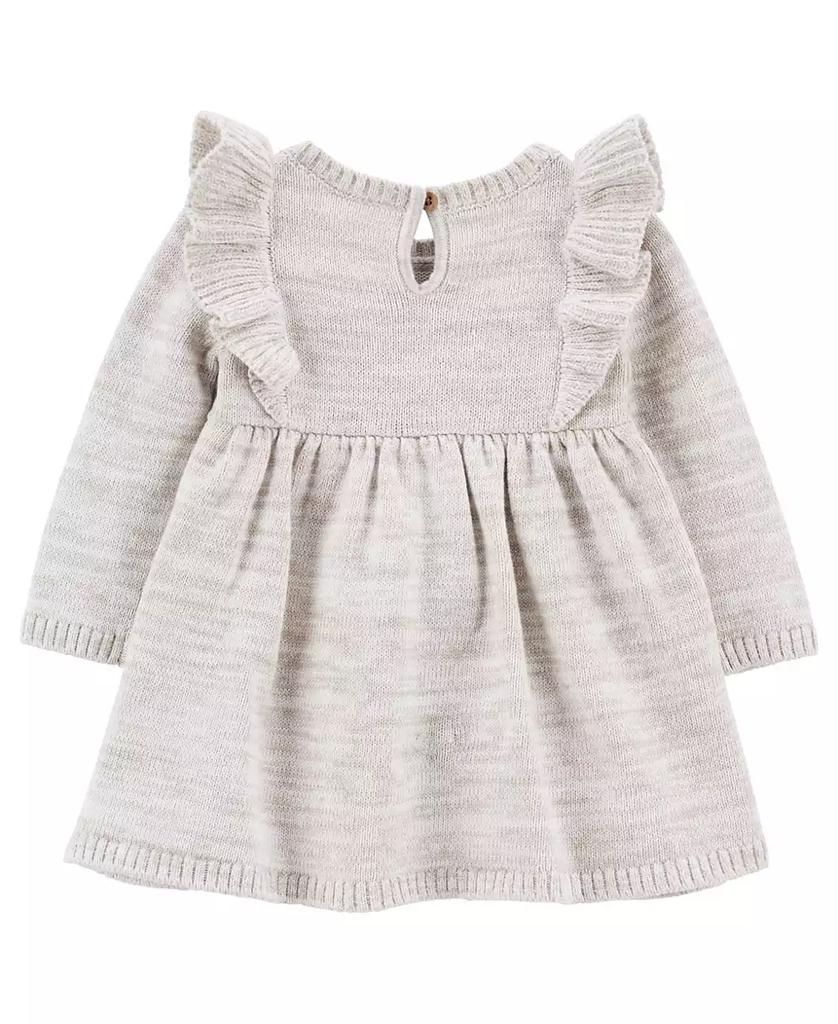 Carter's Baby Girls Long Sleeve Sweater Dress with Diaper Cover
