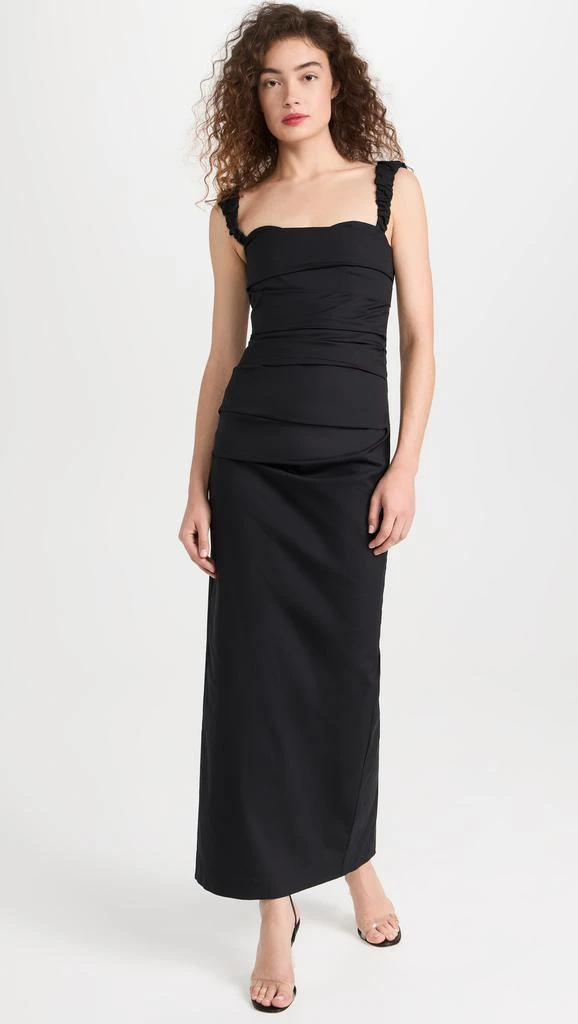 SIR. Azul Balconette Gown 4