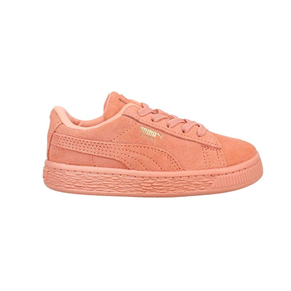Puma Suede Classic Mono Gold Lace Up Sneakers (Infant-Toddler) 1