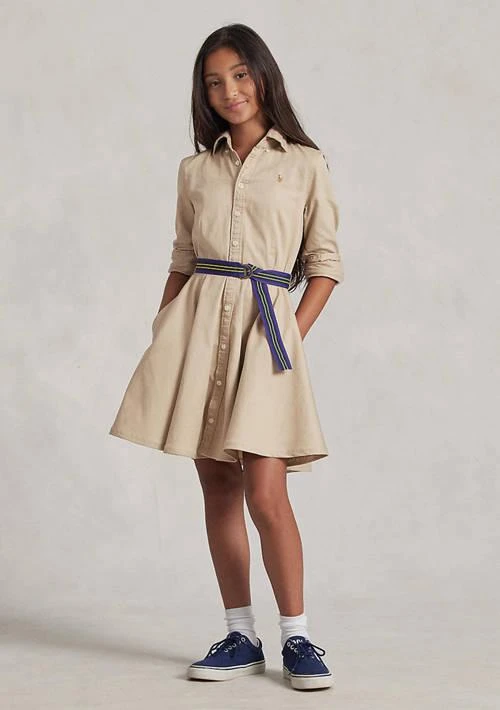 Ralph Lauren Belted Cotton Chino Shirtdress 3