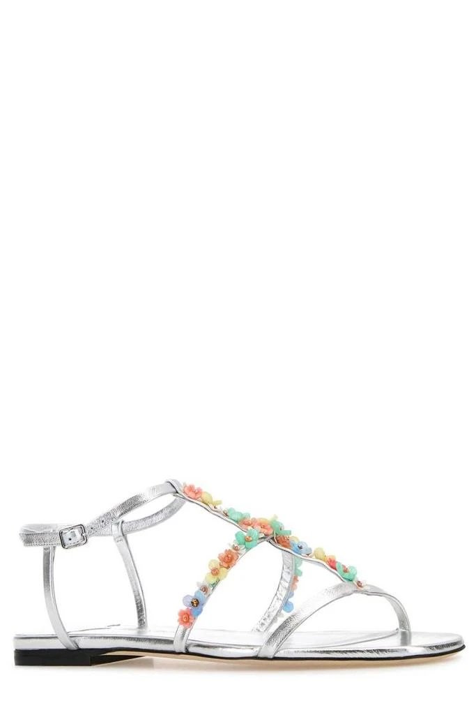 Jimmy Choo Jimmy Choo Flower Embellished Sandals 2