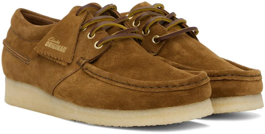 Clarks Brown Wallabee Boat Shoes 4