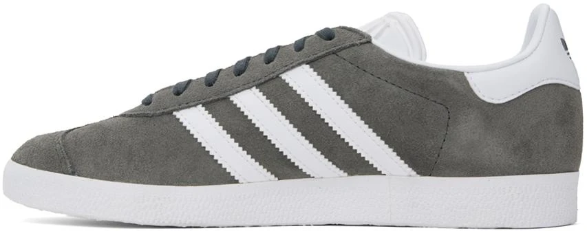 Adidas Gray & White Gazelle Sneakers 3